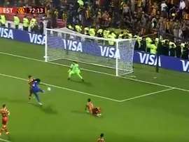 Gomis mete al Al Hilal en las 'semis' del Mundial de Clubes. Captura/beINSport