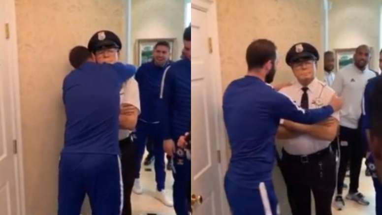 Gonzalo Higuaín volvió a ser el protagonista con sus compañeros del Chelsea. Instagram/marcosalonso