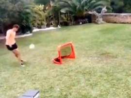 Un golazo con efecto.