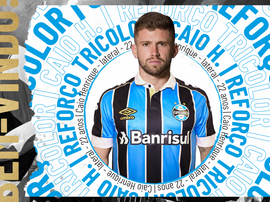 Grêmio anuncia a contratação do lateral Caio Henrique. Grêmio