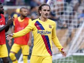 O primeiro gol de Griezmann com a camisa do Barça. FCBarcelona