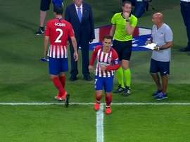 Griezmann regresó al Metropolitano. Captura/beIN Sports