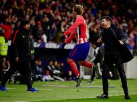 Simeone couvre d'éloges Grizou. AFP