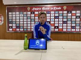 Guti pide que se respete su nombre completo. Twitter/U_D_Almeria