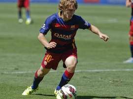 Halilovic in action for Barcelona. Twitter