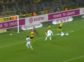 Haller hooked Frankfurt back in to the game. Captura