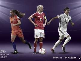 Harder, Marozsán y Martens optan al premio. UEFA