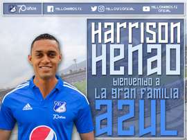 Harrison Henao, nuevo refuerzo de Millonarios. MillonariosFC