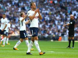 Kane is still without a Premier League goal in August. Twitter/SpursOfficial