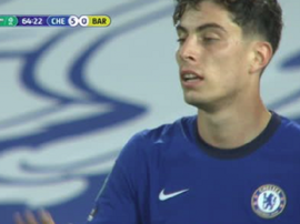 Havertz hizo el primer triplete de su carrera. Captura/BeINSports