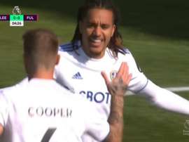 El Leeds tumbó al Fulham. Captura/DAZN