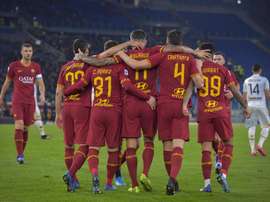 Roma traz o Lecce para a realidade e mira na Champions. Twitter/OfficialASRoma