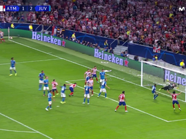 Herrera saved ATletico and got the draw. Captura/Movistar+