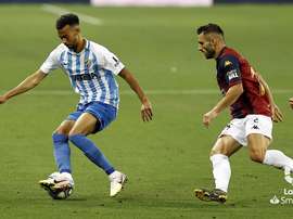 Málaga y Extremadura empataron a uno. LaLiga