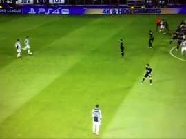 O momento do 1º gol de Higuaín. Captura