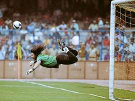 Scorpion kick goalkeeper Higuita joins Atletico Nacional. Twitter