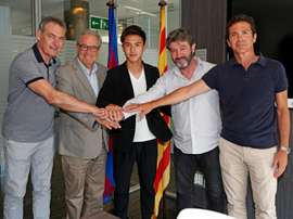 Barcelona assina contrato com Hiroki Abe. FCBarcelonaB