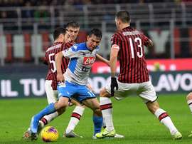Après Allan, Ancelotti insiste pour Lozano. Twitter/sscnapoli