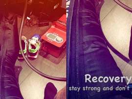 Neymar updated fans about his injury. Instagram/neymarjr