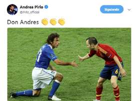 Monsieur Iniesta. Twitter/Pirlo