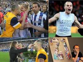 Iniesta a dédié un message à Jarque. Twitter/AndrésIniesta