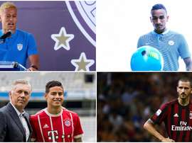 Honda, Danilo, James et Bonucci ont été les quatre recrutements les plus surprenants. BeSoccer
