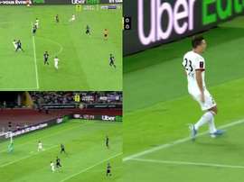 Hunou fait mal au PSG dès la 13e minute du Trophée des champions. Capturas/BeINSports