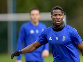 Baldé left Senegal when he as just 16 and now features for Real Oviedo. Twitter/RealOviedo