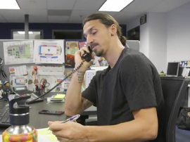 Zlatan a surpris plusieurs abonnés des LA Galaxy. Twitter/LAGalaxy