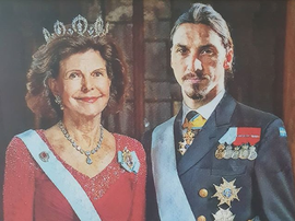 Ibrahimovic subió este montaje a sus redes sociales. Instagram