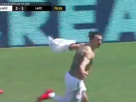 There was only one way to celebrate such a spectacular strike. Twitter/MLS