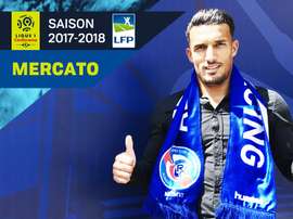 El delantero firmó un contrato por cuatro temporadas. RacingStrasbourg