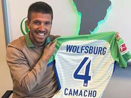 Camacho, sin suerte. VFLWolfsburgo