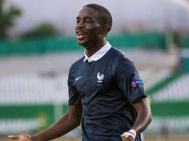 Ikoné, en un partido con las inferiores de Francia. FFF