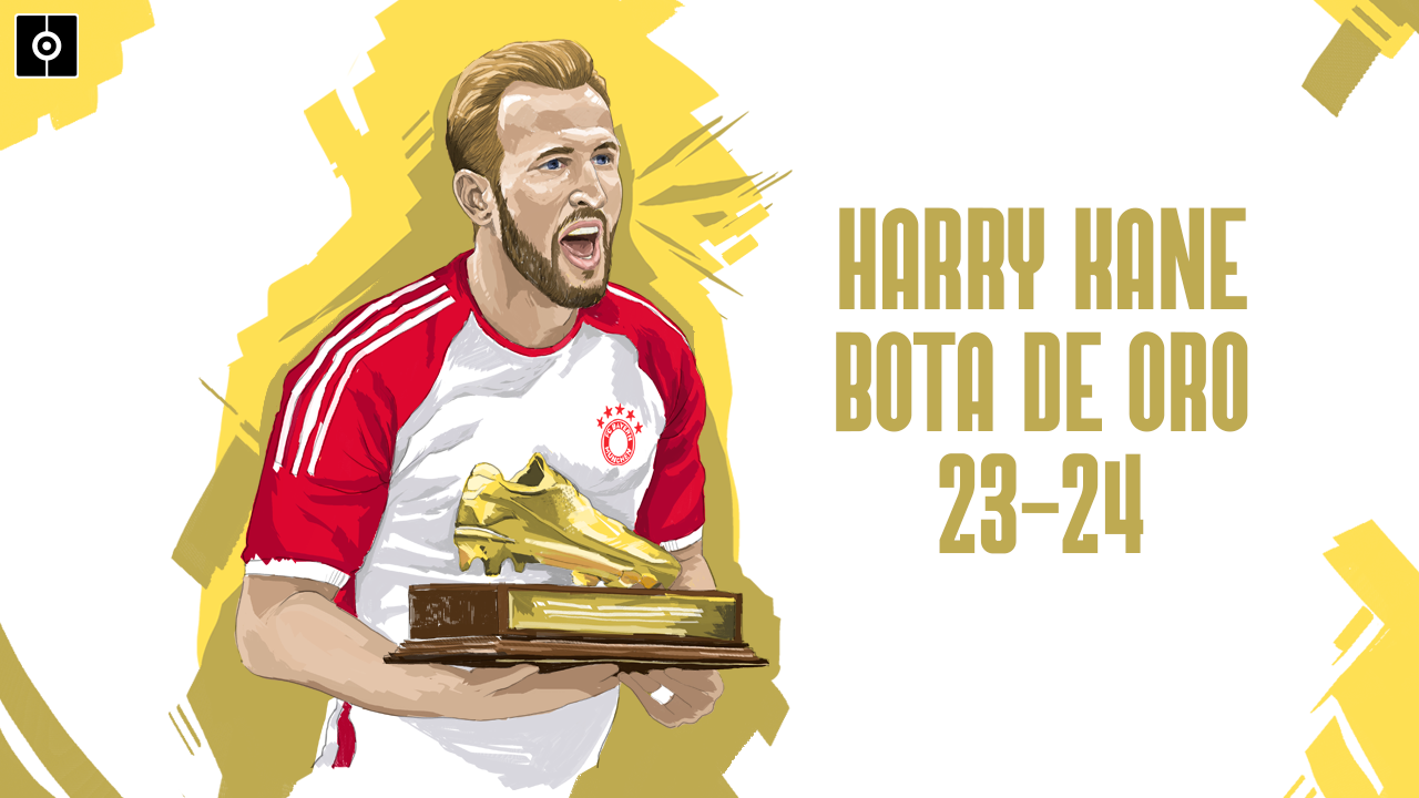 Harry Kane se lleva a casa una merecida Bota de Oro 2023-24