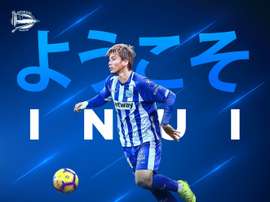 Inui rejoint Alaves. Twitter/DeportivoAlaves