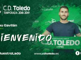 El sevillano llega procedente del Guijuelo. Twitter/CD_Toledo