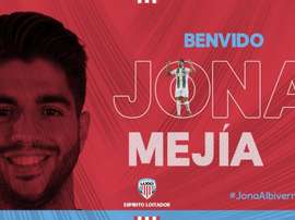 Jona Mejía jugará cedido este curso en el Lugo. Twitter/CDeportivoLugo