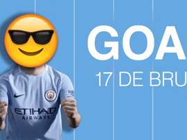El City hizo una excepción en su política de celebración de goles. Twitter/ManCity