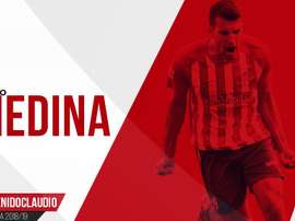 Claudio Medina jugará esta temporada en el Mirandés. Twitter/CDMirandes