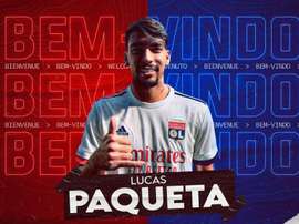 Paquetá file à l'OL. Twitter/OLTV_Officiel