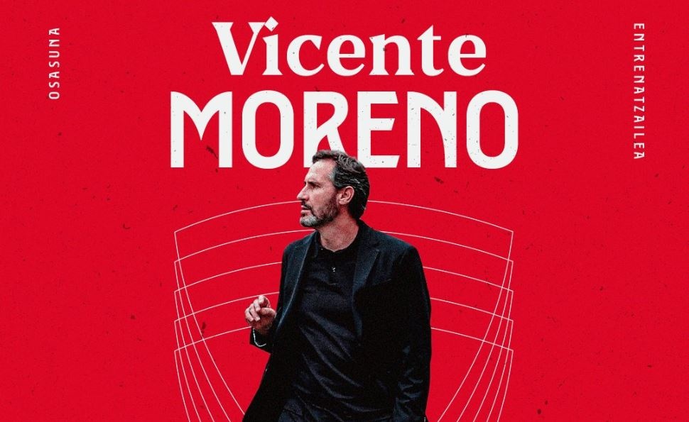 OFICIAL: Vicente Moreno entrenará a Osasuna