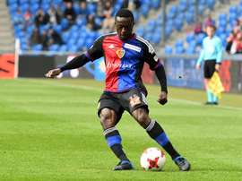 Adama Traoré llegó al Basilea en enero de 2015. TW/FC_Basel