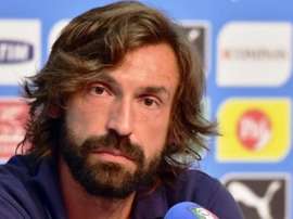 Pirlo wrote his first message as Juventus coach. AFP