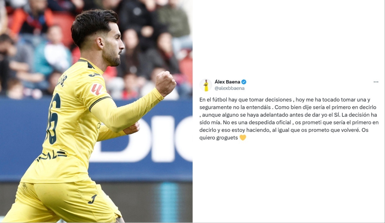 Baena se despide del Villarreal y su fichaje por el Atleti es inminente