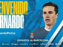 El Espanyol anunció el fichaje de Bernardo. Twitter/RCDEspanyol