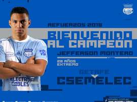 Jefferson Montero retourne à Emelec. Emelec