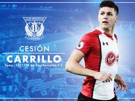 Carillo completed his move on Sunday morning. CDLeganes