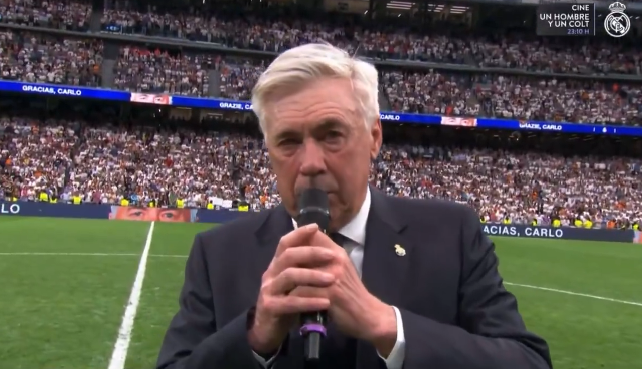Las lágrimas de emoción de Ancelotti: Nuestra historia es inolvidable