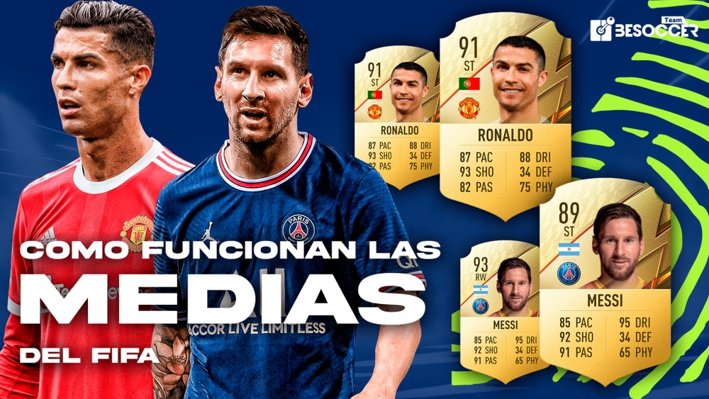 Imagen de Cristiano Ronaldo y Leo Messi. Team BeSoccer